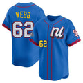Rebec SF.Giants #62 Logan Webb Player Blue National League All-Star Edition Limited Stitched Jerseys