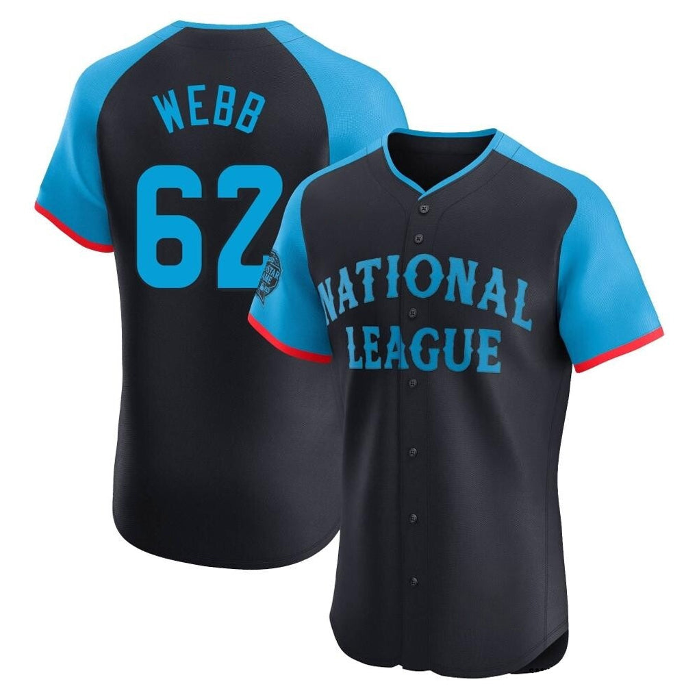 Rebec SF.Giants #62 Logan Webb Player Navy National League All-Star Home Limited Elite Stitched Jerseys