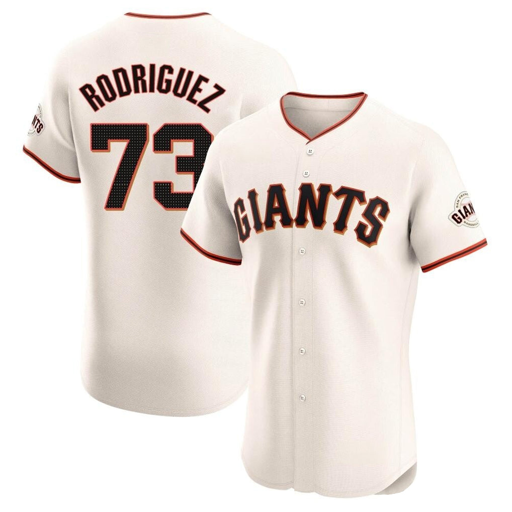 Rebec SF.Giants #73 Randy Rodriguez Player Cream Home Limited Elite Stitched Jerseys