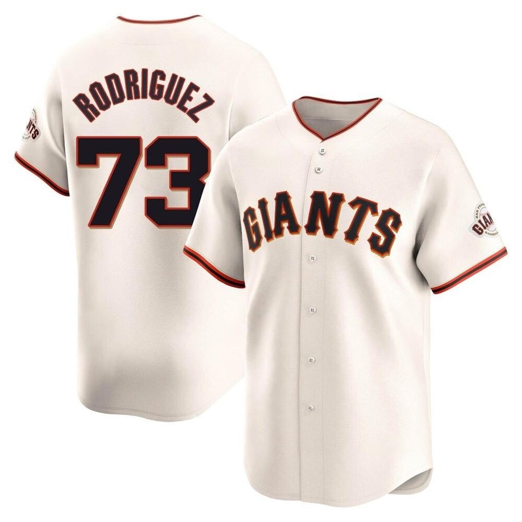 Rebec SF.Giants #73 Randy Rodriguez Player Cream Home Limited Stitched Jerseys