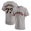 Rebec SF.Giants #73 Randy Rodriguez Player Gray Home Limited Elite Stitched Jerseys