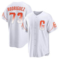Rebec SF.Giants #73 Randy Rodriguez Player White City Connect Home Game Stitched Jerseys