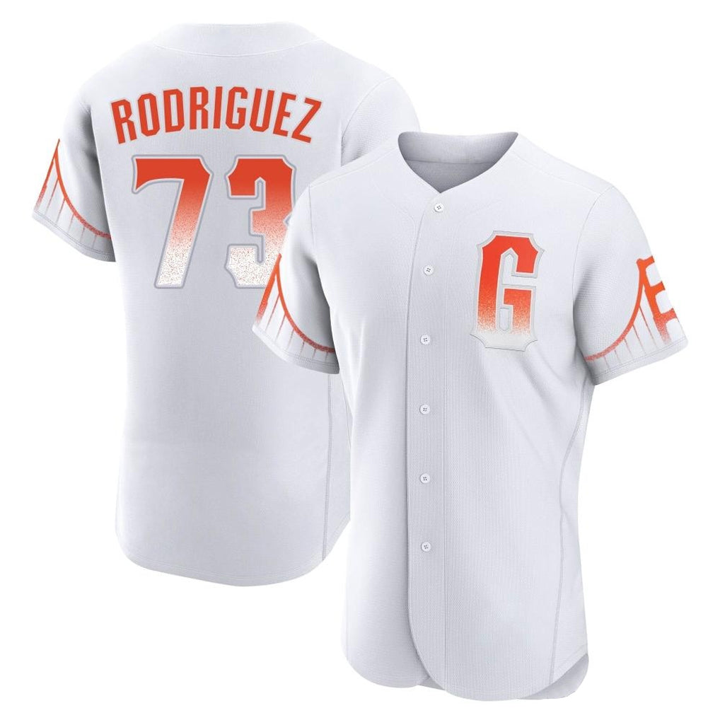 Rebec SF.Giants #73 Randy Rodriguez Player White City Connect Home Limited Elite Stitched Jerseys