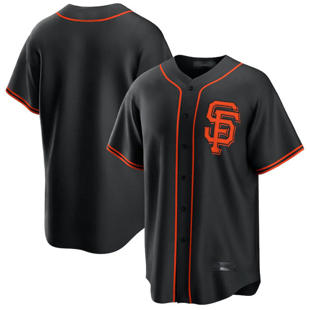 Rebec SF.Giants Blank Player Black 2026 Home Game Stitched Jerseys