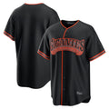 Rebec SF.Giants Blank Player Black Alternate Limited Stitched Jerseys