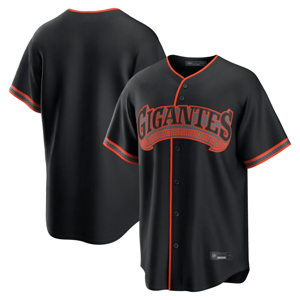 Rebec SF.Giants Blank Player Black Alternate Limited Stitched Jerseys