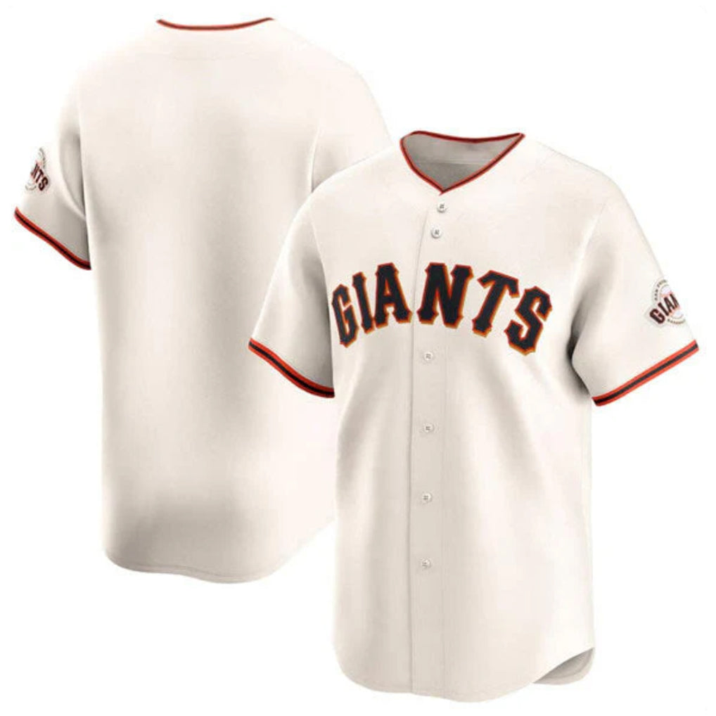 Rebec SF.Giants ## Giants Blank Player Cream Home Limited Stitched Jerseys
