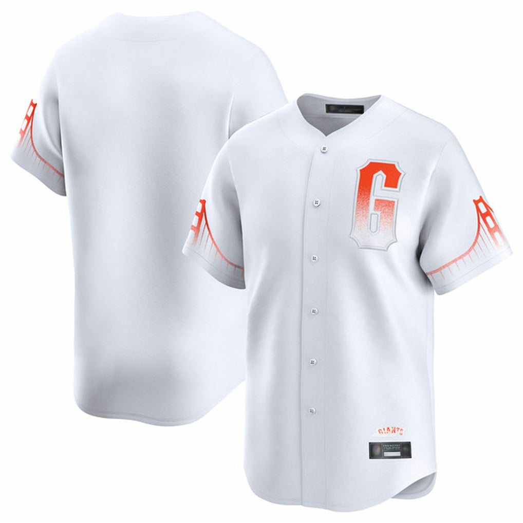 Rebec SF.Giants Blank Player White City Connect Home Limited Stitched Jerseys