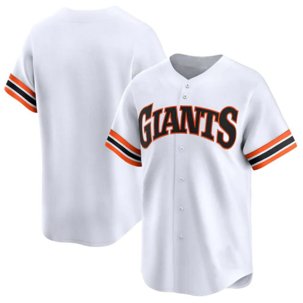 Rebec SF.Giants Blank Player White Home Game Stitched Jerseys