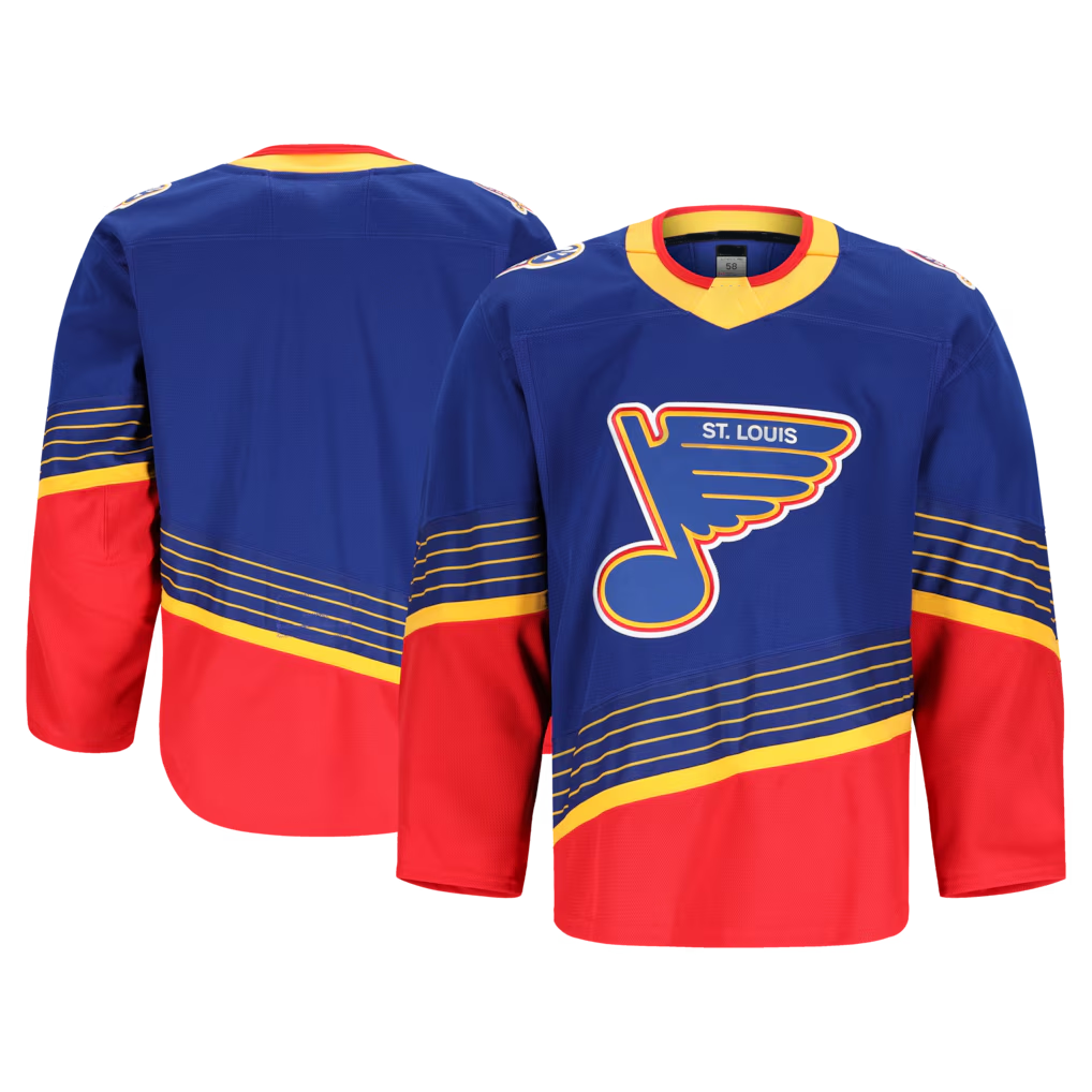 Rebec SL.Blues Blue Alternate 2 Authentic Pro Jerseys