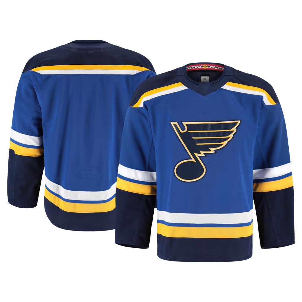 Rebec SL.Blues Blue Alternate Authentic Pro Jerseys