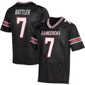 Rebec S.Carolina Gamecocks #7 Spencer Rattler Under Armour NIL Replica Football Jersey Black Stitched American College Jerseys