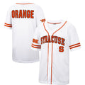 Rebec S.Orange Colosseum Free Spirited Baseball Jersey White Orange Stitched American College Jerseys