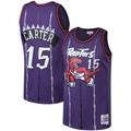 Rebec T.Raptors #15 Vince Carter Mitchell & Ness Purple 199899 Big & Tall Hardwood Classics Swingman Jerseys