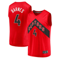 Rebec T.Raptors #4 Scottie Barnes Red Fast Break Replica Jerseys - Icon Edition