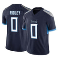 Rebec T.Titans #0 Calvin Ridley Player Navy Limited Vapor F.U.S.E. Home Game Stitched Jerseys