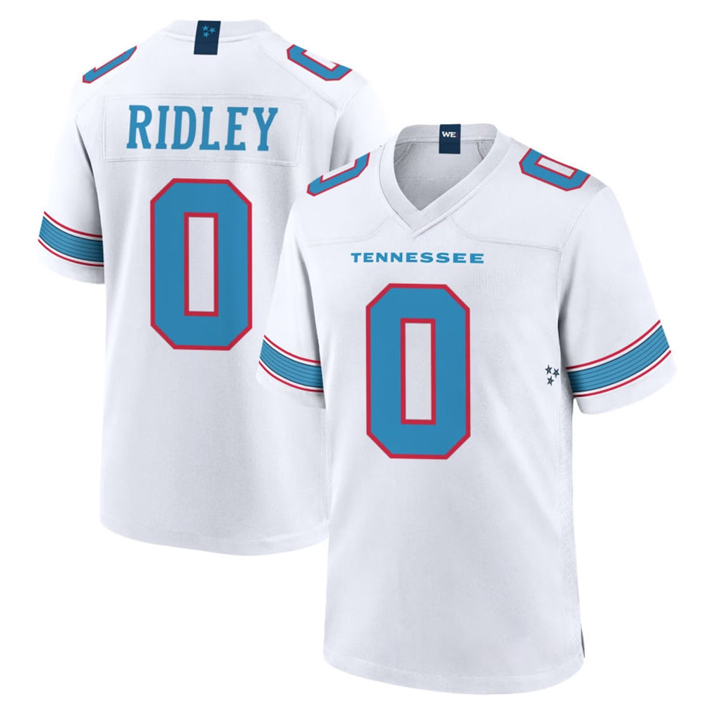 Rebec T.Titans #0 Calvin Ridley Player White 2026 Game Home Stitched Jerseys