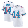 Rebec T.Titans #14 Carnell Tate Player White 2026 Game Home Stitched Jerseys