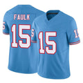 Rebec T.Titans #15 Keldric Faulk Player Light Blue Limited Vapor F.U.S.E. Home Game Stitched Jerseys