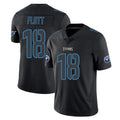 Rebec T.Titans #18 Cor'Dale Flott Player Black Impact Limited Home Game Stitched Jerseys