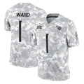 Rebec T.Titans #1 Cam Ward Player Arctic Camo Limited Salute to Service Home Game Stitched Jerseys