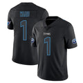 Rebec T.Titans #1 Cam Ward Player Black Impact Limited Home Game Stitched Jerseys