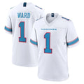 Rebec T.Titans #1 Cam Ward Player White 2026 Game Home Stitched Jerseys