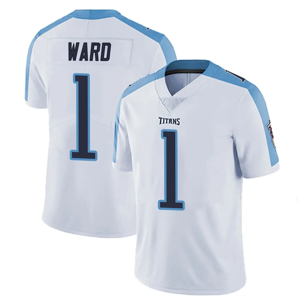 Rebec T.Titans #1 Cam Ward Player White Limited Vapor Untouchable Home Game Stitched Jerseys