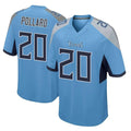 Rebec T.Titans #20 Tony Pollard Player Light Blue Home Game Stitched Jerseys