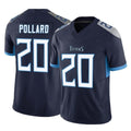 Rebec T.Titans #20 Tony Pollard Player Navy Limited Vapor F.U.S.E. Home Game Stitched Jerseys