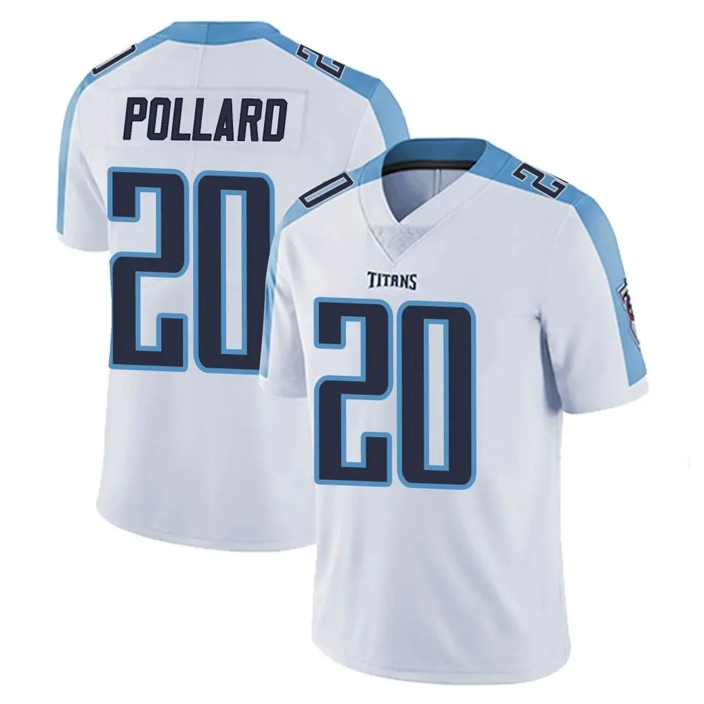 Rebec T.Titans #20 Tony Pollard Player White Limited Vapor Untouchable Home Game Stitched Jerseys