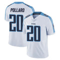 Rebec T.Titans #20 Tony Pollard Player White Limited Vapor Untouchable Home Game Stitched Jerseys