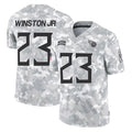 Rebec T.Titans #23 Kevin Winston Jr. Player Arctic Camo Limited Salute to Service Home Game Stitched Jerseys
