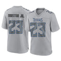 Rebec T.Titans #23 Kevin Winston Jr. Player Gray Atmosphere Fashion Home Game Stitched Jerseys