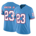 Rebec T.Titans #23 Kevin Winston Jr. Player Light Blue Limited Vapor F.U.S.E. Home Game Stitched Jerseys