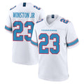 Rebec T.Titans #23 Kevin Winston Jr. Player White 2026 Game Home Stitched Jerseys