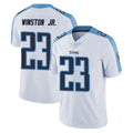 Rebec T.Titans #23 Kevin Winston Jr. Player White Limited Vapor Untouchable Home Game Stitched Jerseys