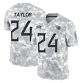 Rebec T.Titans #24 Alontae Taylor Player Arctic Camo Limited Salute to Service Home Game Stitched Jerseys