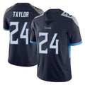 Rebec T.Titans #24 Alontae Taylor Player Navy Limited Vapor Untouchable Home Game Stitched Jerseys