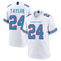 Rebec T.Titans #24 Alontae Taylor Player White 2026 Game Home Stitched Jerseys