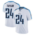 Rebec T.Titans #24 Alontae Taylor Player White Limited Vapor Untouchable Home Game Stitched Jerseys