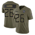 Rebec T.Titans #26 Marcus Harris Player Olive Limited 2025 Salute to Service Home Game Stitched Jerseys