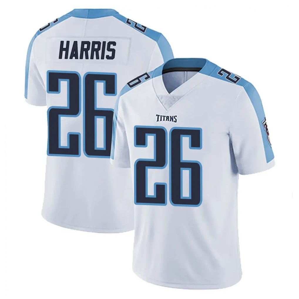 Rebec T.Titans #26 Marcus Harris Player White Limited Vapor Untouchable Home Game Stitched Jerseys