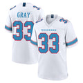 Rebec T.Titans #33 Cedric Gray Player White 2026 Game Home Stitched Jerseys