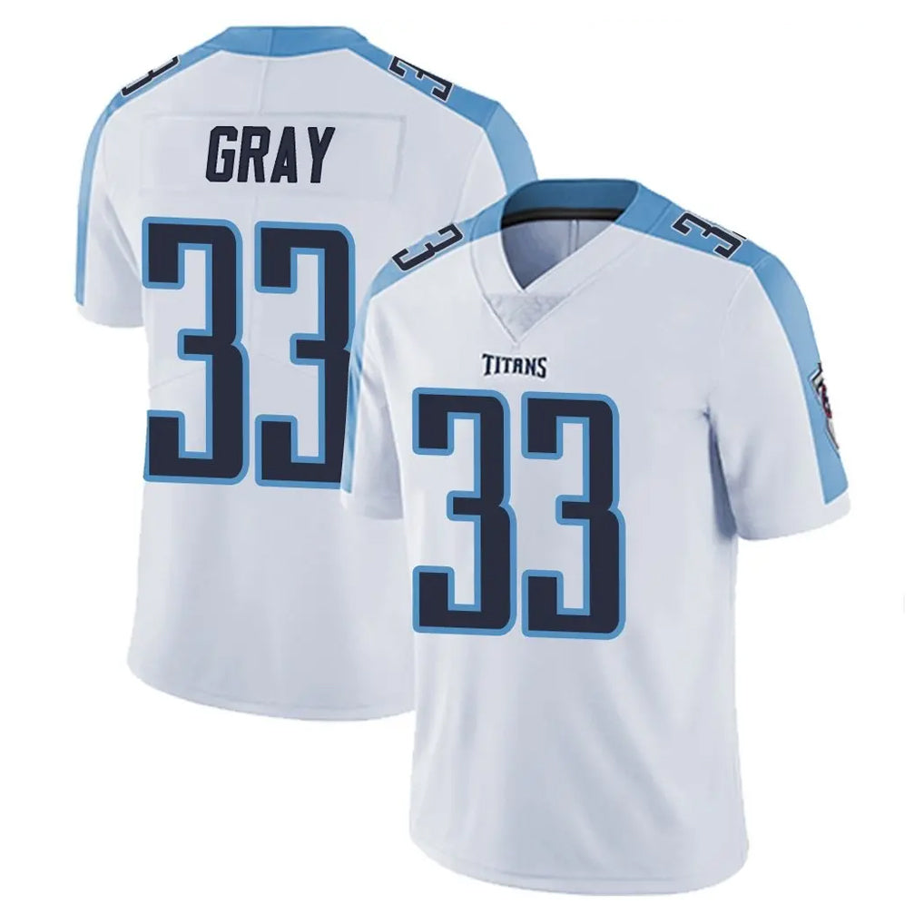 Rebec T.Titans #33 Cedric Gray Player White Limited Vapor Untouchable Home Game Stitched Jerseys