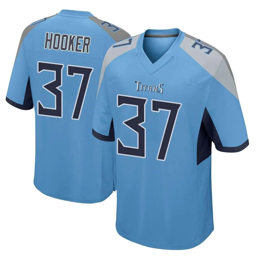 Rebec T.Titans #37 Amani Hooker Player Light Blue Home Game Stitched Jerseys