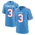 Rebec T.Titans #3 Tommy Townsend Player Light Blue 2026 Game Home Stitched Jerseys
