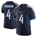 Rebec T.Titans #4 Wan'Dale Robinson Player Navy Limited Vapor Untouchable Home Game Stitched Jerseys