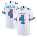 Rebec T.Titans #4 Wan'Dale Robinson Player White 2026 Game Home Stitched Jerseys