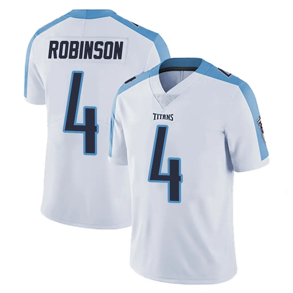 Rebec T.Titans #4 Wan'Dale Robinson Player White Limited Vapor Untouchable Home Game Stitched Jerseys